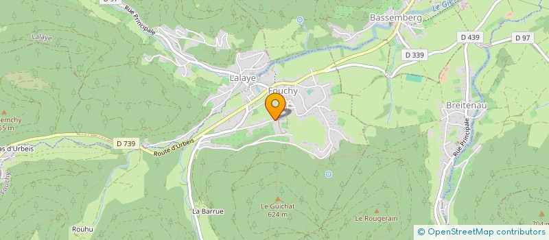 localisation de l'entreprise LPV  FOUCHY