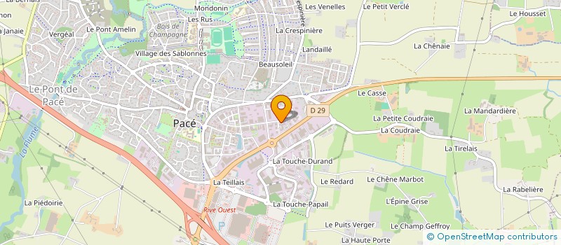 localisation de l'entreprise LPV DISTRIBUTION à PACE