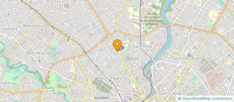 localisation de l'entreprise LPV HOLDING à NANTES