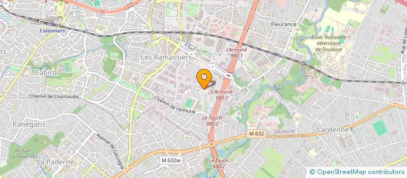 localisation de l'entreprise LPV INVEST à COLOMIERS