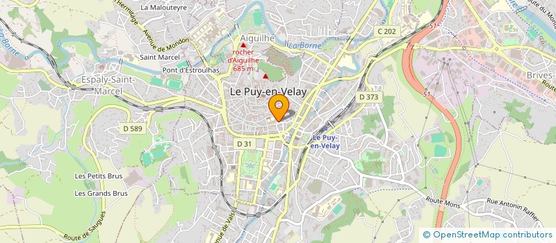 localisation de l'entreprise LPV RECORDS  POLIGNAC