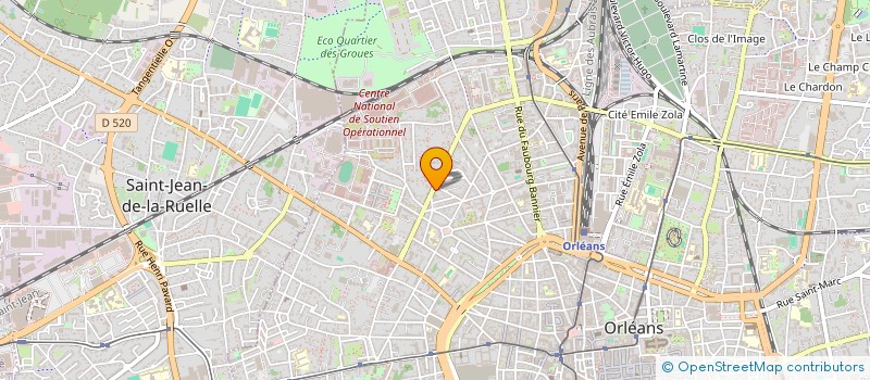 localisation de l'entreprise LPVD à ORLEANS