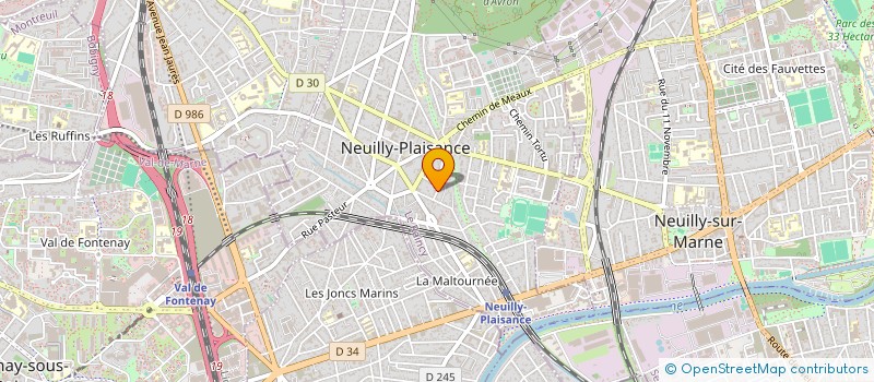 localisation de l'entreprise LPVH  NEUILLY-PLAISANCE