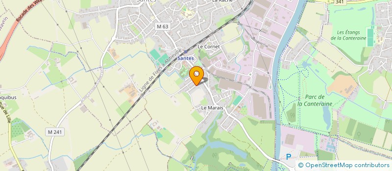 localisation de l'entreprise LPW  SANTES