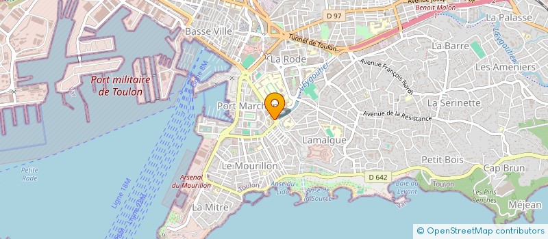 localisation de l'entreprise LPX  TOULON