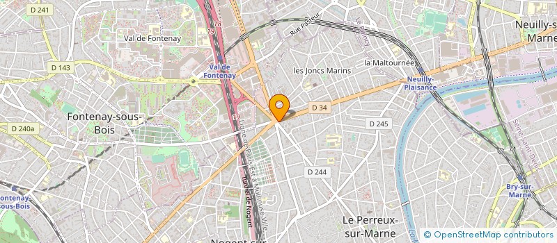 localisation de l'entreprise LPX LOCATION  LE PERREUX-SUR-MARNE