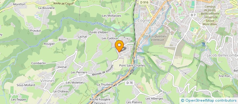 localisation de l'entreprise LPZ ASSOCIES  LA MOTTE-SERVOLEX