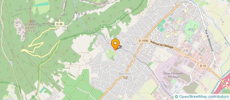 localisation de l'entreprise LPZ CARROSSERIE  BERNIN