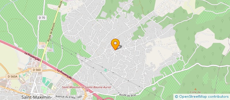 localisation de l'entreprise LPZ INGENIERIE à SAINT-MAXIMIN-LA-SAINTE-BAUME