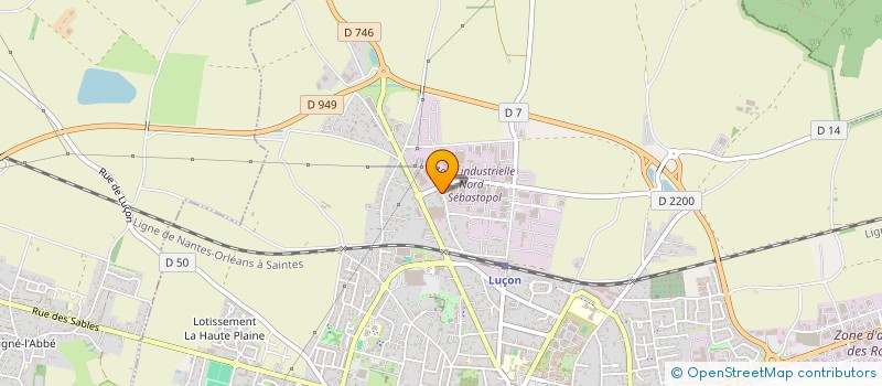localisation de l'entreprise LPZ TRANSPORTS à LUCON
