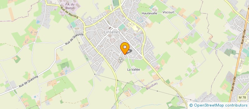 localisation de l'entreprise LPZS IMMOLOC  LINSELLES