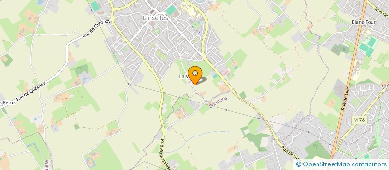 localisation de l'entreprise LPZS INVEST à LINSELLES