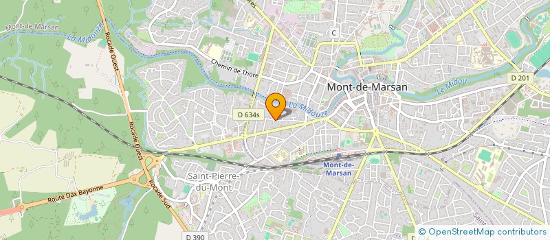 localisation de l'entreprise LQ PLATRERIE & ISOLATION  MONT-DE-MARSAN