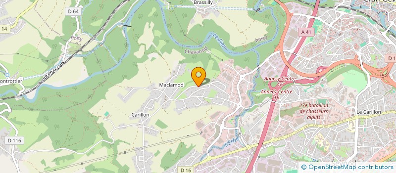 localisation de l'entreprise LQC ASSOCIES  CHAVANOD