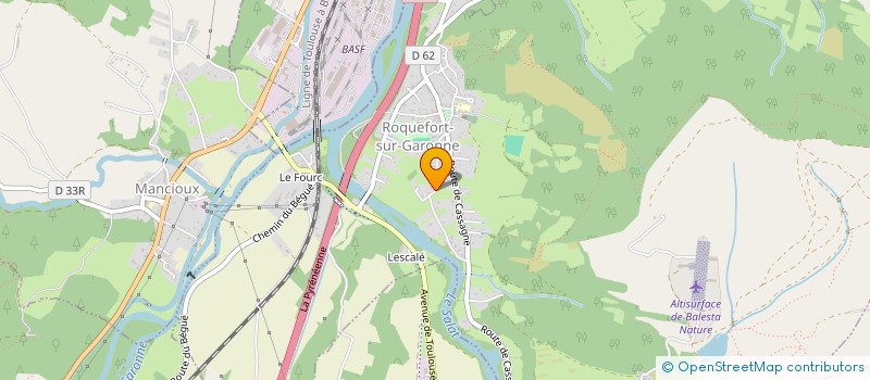 localisation de l'entreprise LR 31  ROQUEFORT-SUR-GARONNE