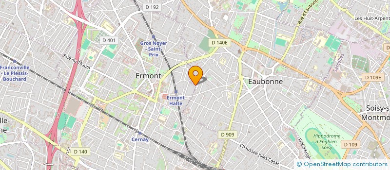 localisation de l'entreprise LR  ERMONT