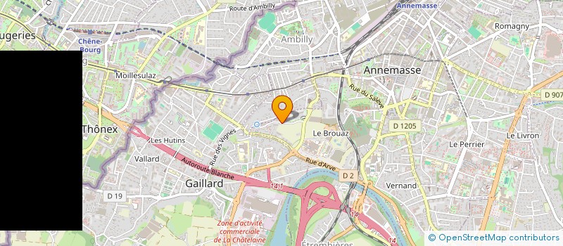 localisation de l'entreprise LR à ANNEMASSE