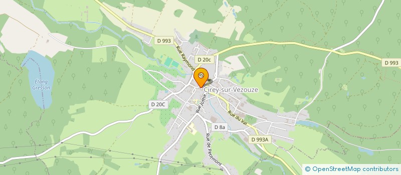 localisation de l'entreprise LR  CIREY-SUR-VEZOUZE