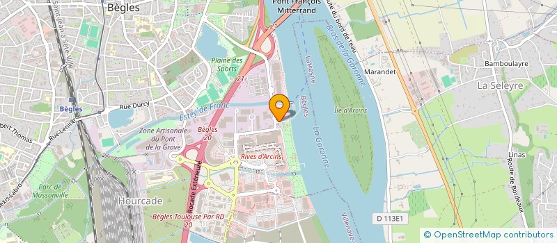 localisation de l'entreprise LR  PESSAC