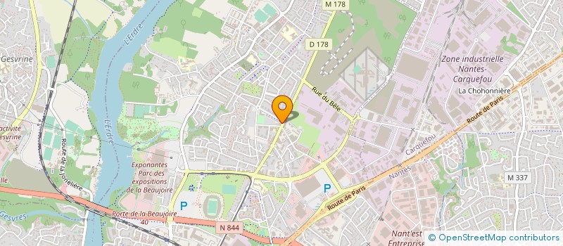 localisation de l'entreprise LR  NANTES