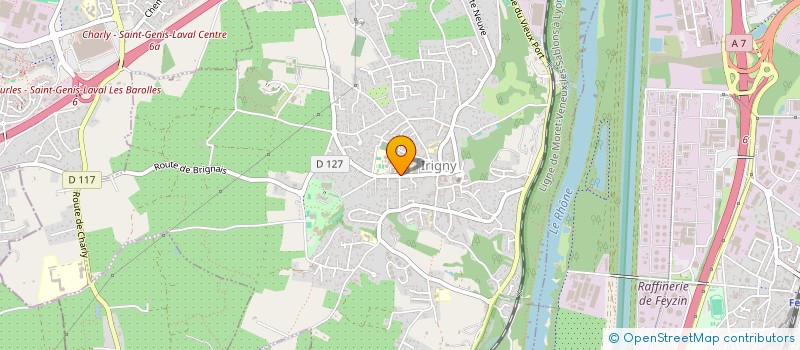 localisation de l'entreprise LR  IRIGNY