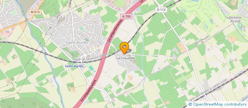 localisation de l'entreprise LR  SAINT-AUNES