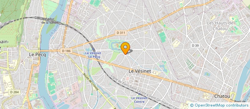 localisation de l'entreprise LR ADVISORY  LE VESINET