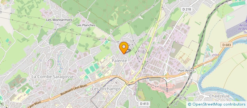 localisation de l'entreprise LR AGENCEMENTS  BESANCON