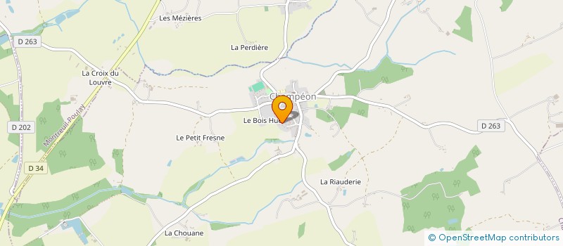 localisation de l'entreprise LR ASSURANCES  CHAMPEON