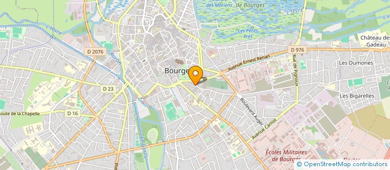 localisation de l'entreprise LR AUDITION  BOURGES