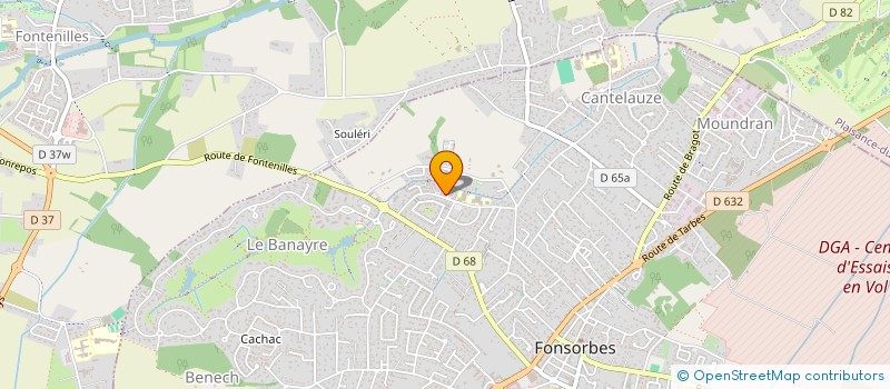 localisation de l'entreprise LR AUTO  FONSORBES