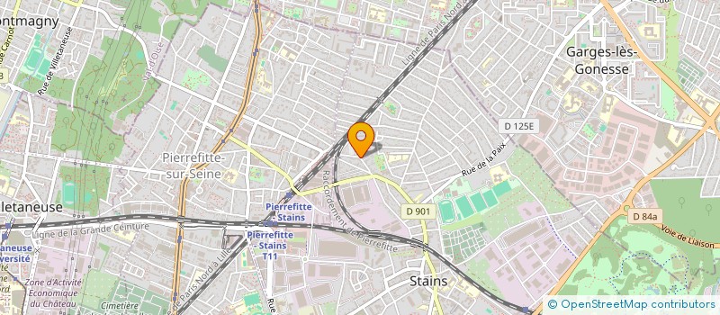 localisation de l'entreprise LR BATIMENT  STAINS