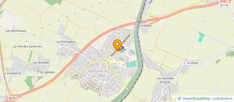 localisation de l'entreprise LR BATIMENT  DOMPIERRE-SUR-MER