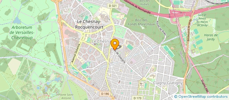 localisation de l'entreprise LR BATIMENT  LE CHESNAY-ROCQUENCOURT