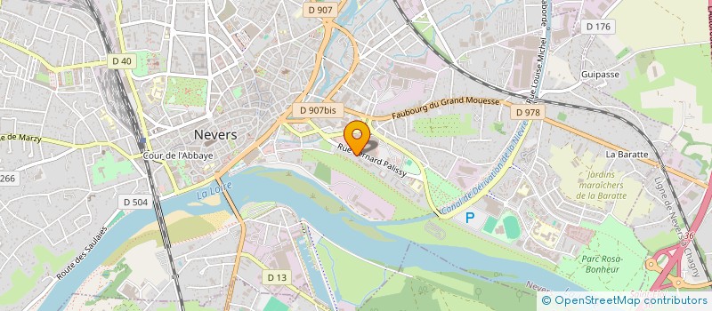 localisation de l'entreprise LR BATON NEVERSOIS à NEVERS