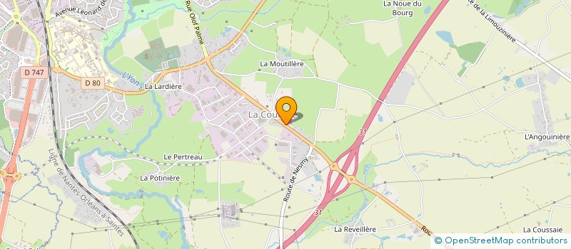 localisation de l'entreprise LR BOIS à ROCHE SUR YON (LA)
