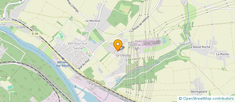localisation de l'entreprise LR BUSINESS SUPPORT à VERNOU-LA-CELLE-SUR-SEINE