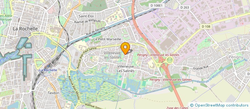 localisation de l'entreprise LR CABINETS PARIS XIV  LA ROCHELLE