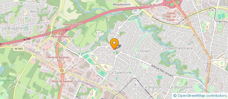 localisation de l'entreprise LR CAPITAL à ORVAULT