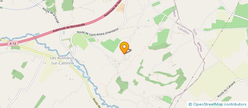 localisation de l'entreprise LR CAPITAL  SAINT-ANDRE-D HEBERTOT