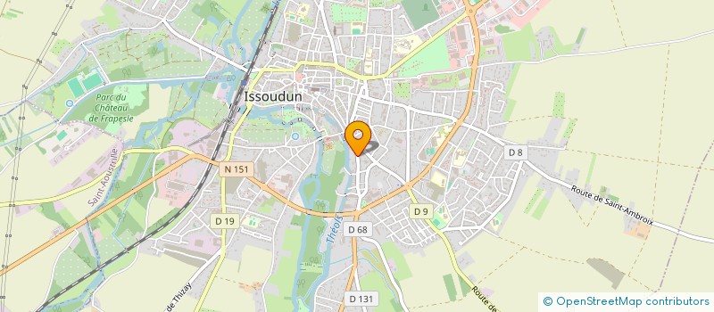 localisation de l'entreprise LR CONCEPT à ISSOUDUN