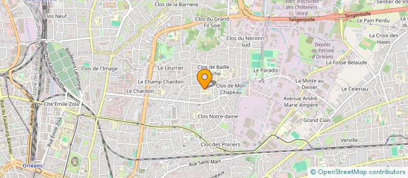 localisation de l'entreprise LR CONSULTING à ORLEANS