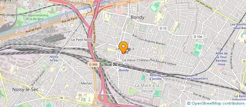 localisation de l'entreprise LR CONSULTING à BONDY