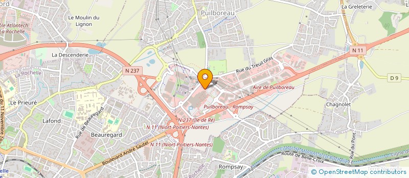 localisation de l'entreprise LR CUISINES à PUILBOREAU