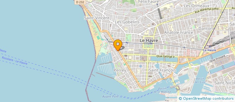 localisation de l'entreprise LR CUSTOMS & LOGISTICS à LE HAVRE