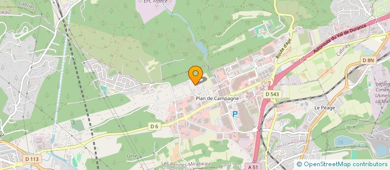 localisation de l'entreprise LR DIFFUSION à LES PENNES MIRABEAU