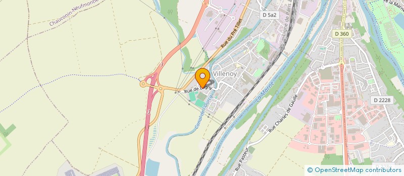 localisation de l'entreprise LR ET TG  VILLENOY