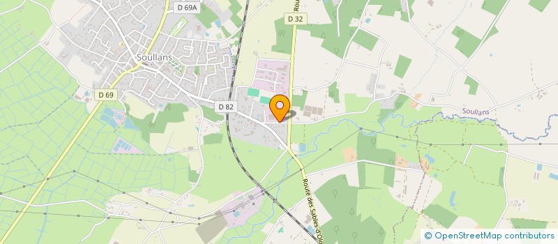 localisation de l'entreprise LR EVENEMENT à SOULLANS