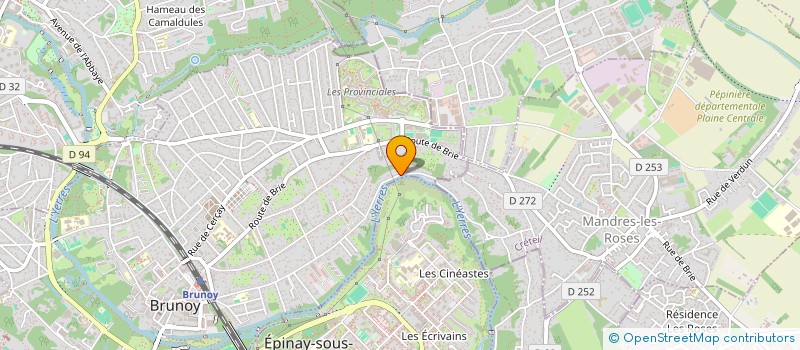 localisation de l'entreprise LR GROUP  BRUNOY