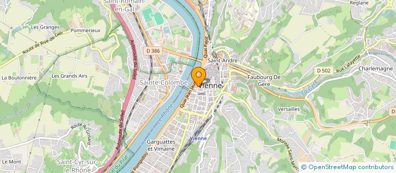 localisation de l'entreprise LR HOLDING à VIENNE